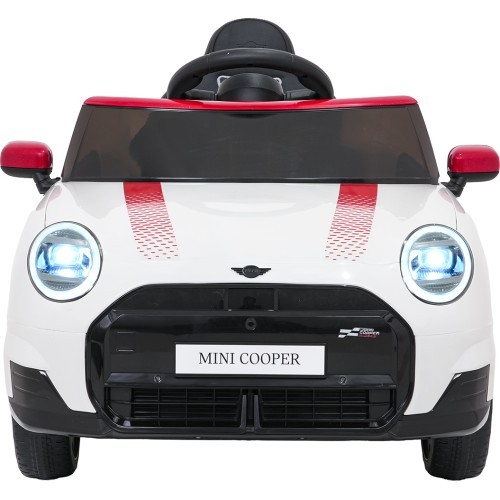 Электромобиль Mini Cooper, белый
