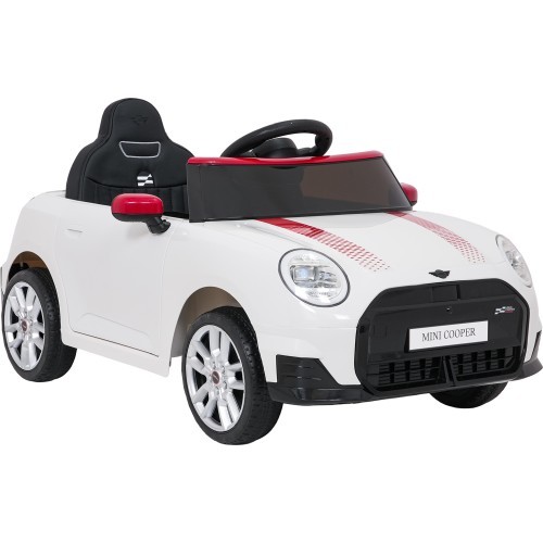 Электромобиль Mini Cooper, белый