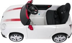 Электромобиль Mini Cooper, белый