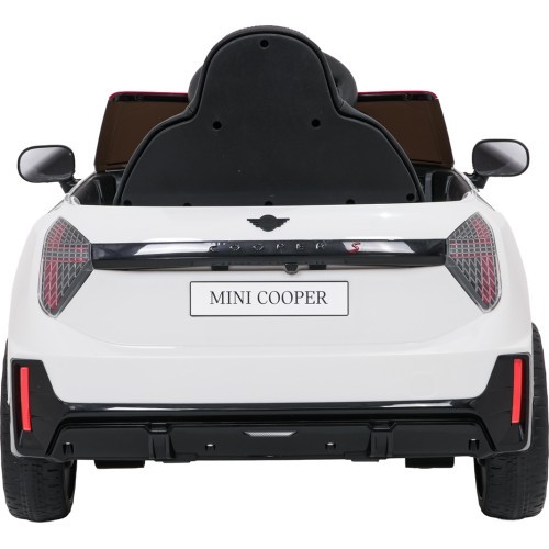 Электромобиль Mini Cooper, белый