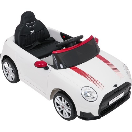 Электромобиль Mini Cooper, белый