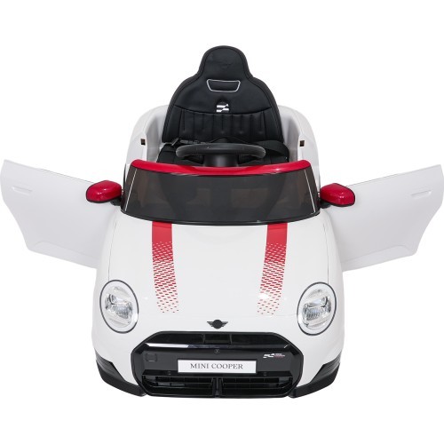 Elektromobilis Mini Cooper, baltas