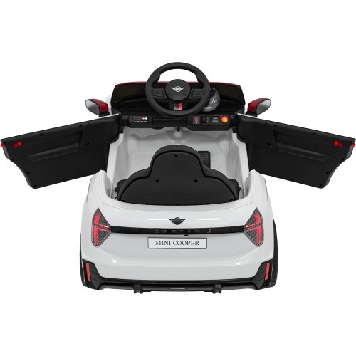 Электромобиль Mini Cooper, белый