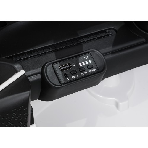 Elektromobilis Mini Cooper, baltas