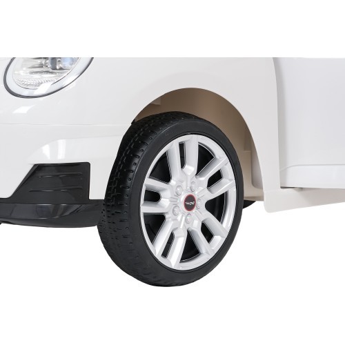 Электромобиль Mini Cooper, белый
