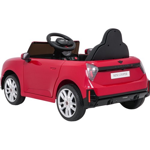 Электромобиль Mini Cooper, красный