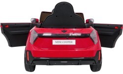 Электромобиль Mini Cooper, красный