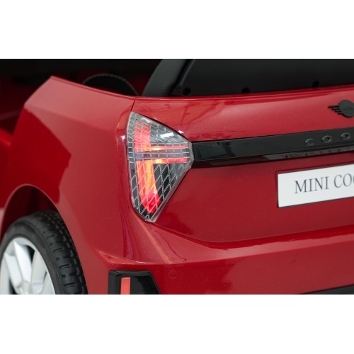 Elektromobilis Mini Cooper, raudonas