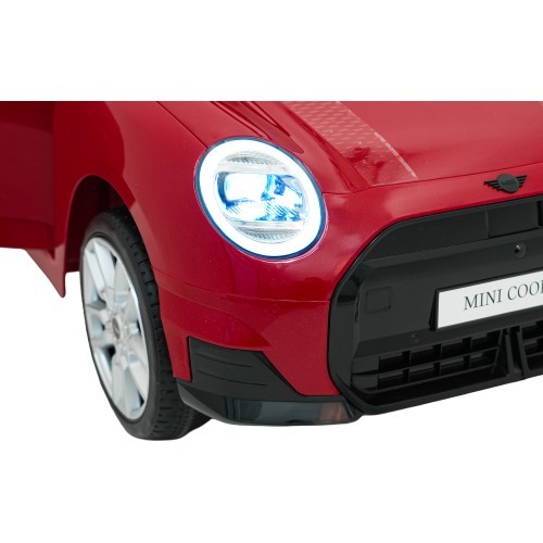 Электромобиль Mini Cooper, красный
