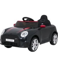 Elektromobilis Mini Cooper, juodas