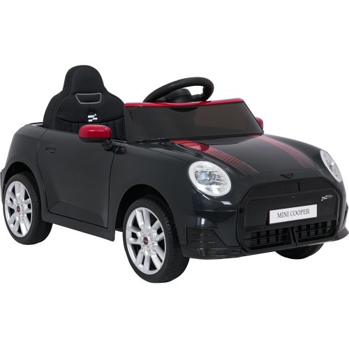 Elektromobilis Mini Cooper, juodas