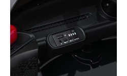 Elektromobilis Mini Cooper, juodas