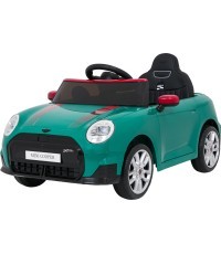 Электромобиль Mini Cooper, зелёный