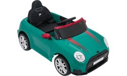 Электромобиль Mini Cooper, зелёный