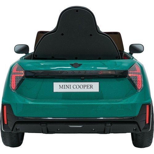 Elektromobilis Mini Cooper, žalias