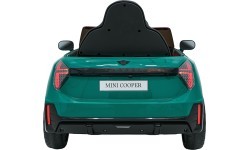 Elektromobilis Mini Cooper, žalias