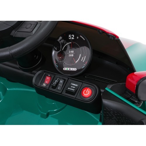 Электромобиль Mini Cooper, зелёный