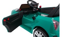 Электромобиль Mini Cooper, зелёный