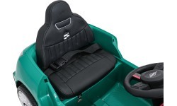 Elektromobilis Mini Cooper, žalias