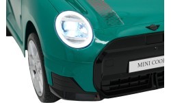 Elektromobilis Mini Cooper, žalias