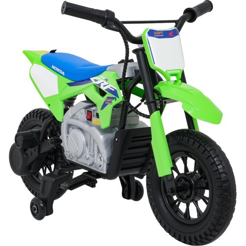 Elektrinis motociklas Honda CFR450R, žalias