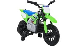 Elektrinis motociklas Honda CFR450R, žalias