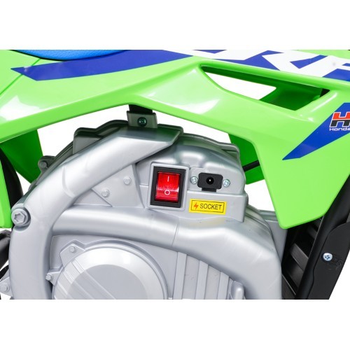 Elektrinis motociklas Honda CFR450R, žalias
