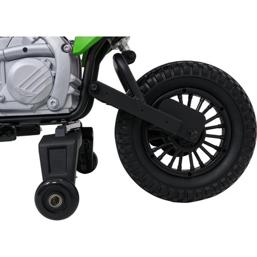 Elektrinis motociklas Honda CFR450R, žalias