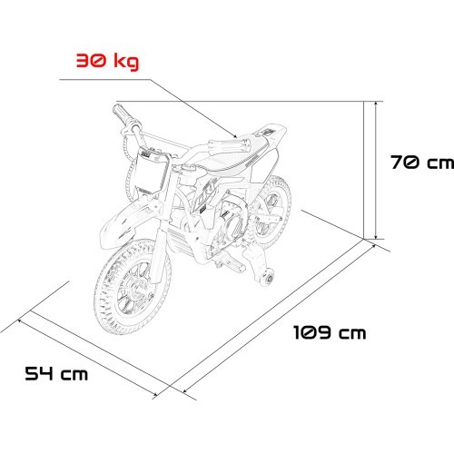 Vehicle Motorcycle HONDA CFR450R Blue