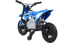 Elektrinis motociklas Honda CFR450R, mėlynas