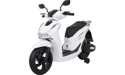 Elektrinis motoroleris vaikams Honda SH125I, baltas