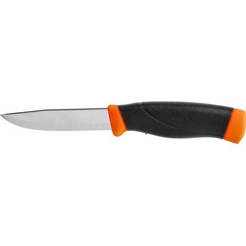 Peilis Morakniv Companion F Heavy Duty, anglinis plienas, oranžinis