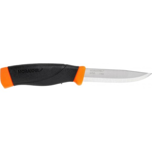 Нож Morakniv Companion F Heavy Duty, углеродистая сталь, оранжевый