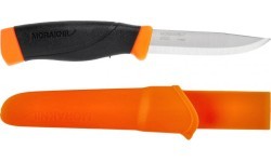 Нож Morakniv Companion F Heavy Duty, углеродистая сталь, оранжевый
