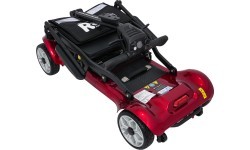 EasyGo Red Four-Wheel Electric Scooter for Seniors
