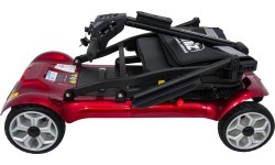 EasyGo Red Four-Wheel Electric Scooter for Seniors