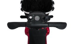 Красный четырёхколёсный электрический скутер EasyGo для пожилых