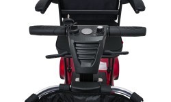 Красный четырёхколёсный электрический скутер EasyGo для пожилых
