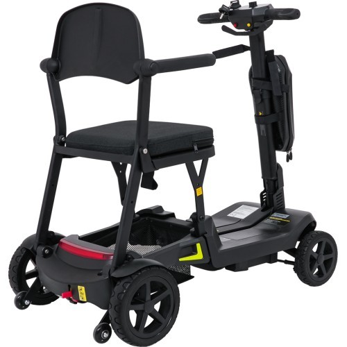 SeniorStar Black Four-Wheel Electric Scooter for Seniors