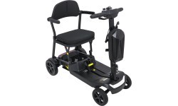 SeniorStar Black Four-Wheel Electric Scooter for Seniors