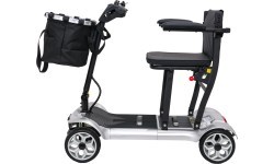 Четырёхколёсный электрический скутер для пожилых EasyGo серый