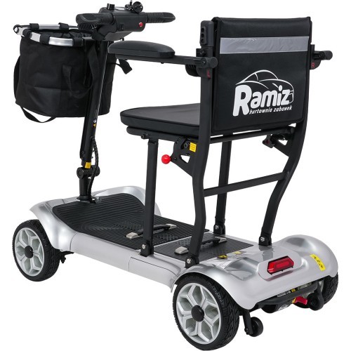 EasyGo Gray Four-Wheel Electric Scooter for Seniors