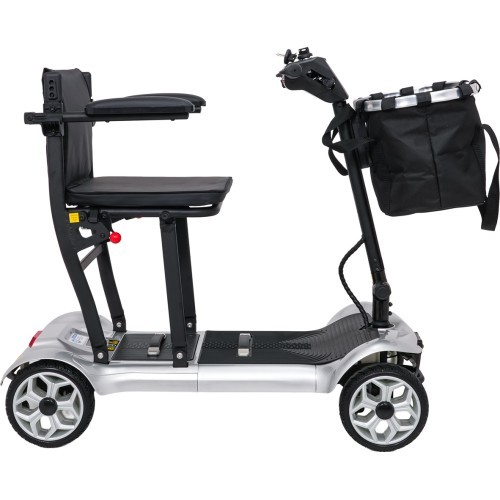 EasyGo Gray Four-Wheel Electric Scooter for Seniors