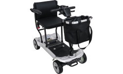 EasyGo Gray Four-Wheel Electric Scooter for Seniors