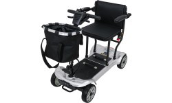 EasyGo Gray Four-Wheel Electric Scooter for Seniors