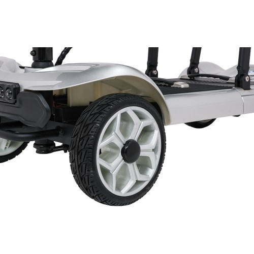 EasyGo Gray Four-Wheel Electric Scooter for Seniors