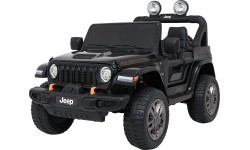Электромобиль Jeep Wrangler Rubicon LIFT, черный