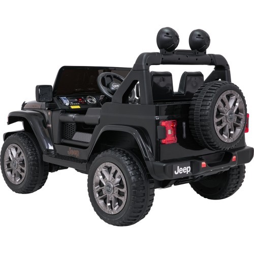 Elektromobilis Jeep Wrangler Rubicon LIFT, juodas