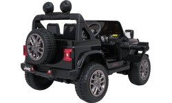 Электромобиль Jeep Wrangler Rubicon LIFT, черный