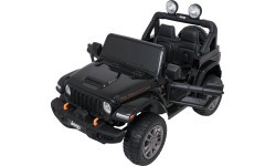 Elektromobilis Jeep Wrangler Rubicon LIFT, juodas